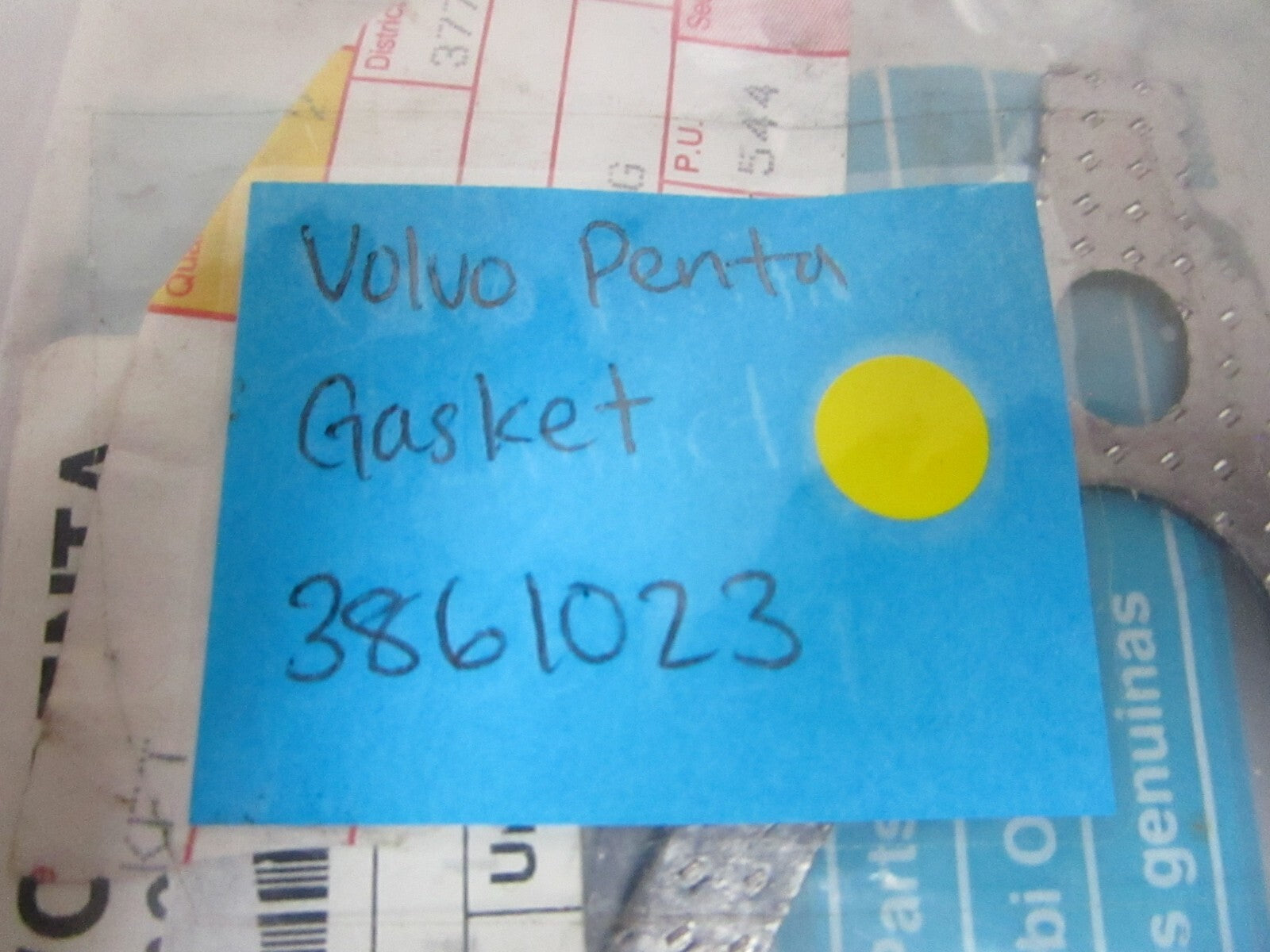 *NEW OEM* (LOT OF 2) 0750 Volvo Penta GASKET 3861023