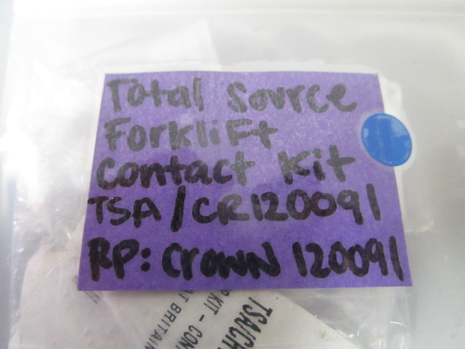 *NEW* 0720 Total Source Forklift Contact Kit TSA/CR120091 Replaces: Crown 120091