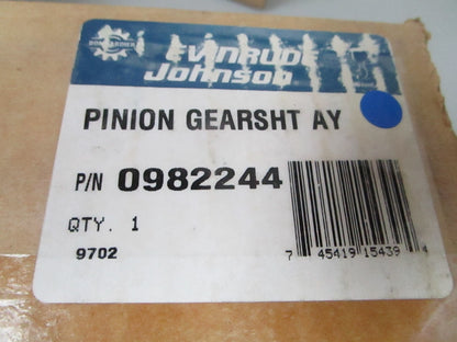 *NEW OEM* 0720 OMC Johnson Evinrude Ball Gear Shaft & Pinion Ay 982244 0982244