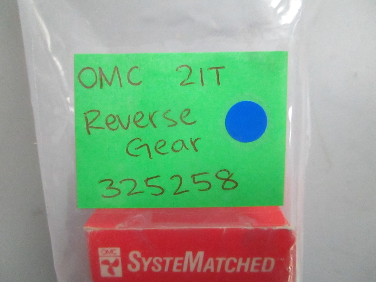 *NEW OEM* 0820 OMC Johnson Evinrude 21T Reverse Gear 325258 0325258
