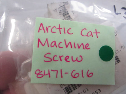 NEW OEM (LOT OF 3) 8471-616 Arctic Cat Machine Screw 0810