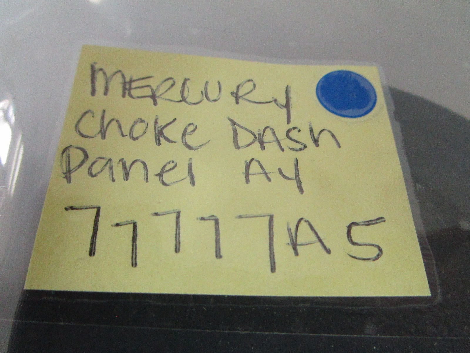 NEW OEM 77777A5 Mercury Quicksilver Choke Dash Panel Assembly 0720