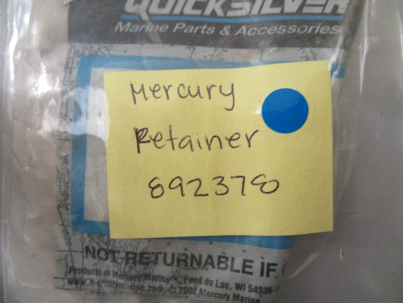 *NEW OEM* (LOT OF 3) 0780 Mercury Quicksilver Retainer 892378