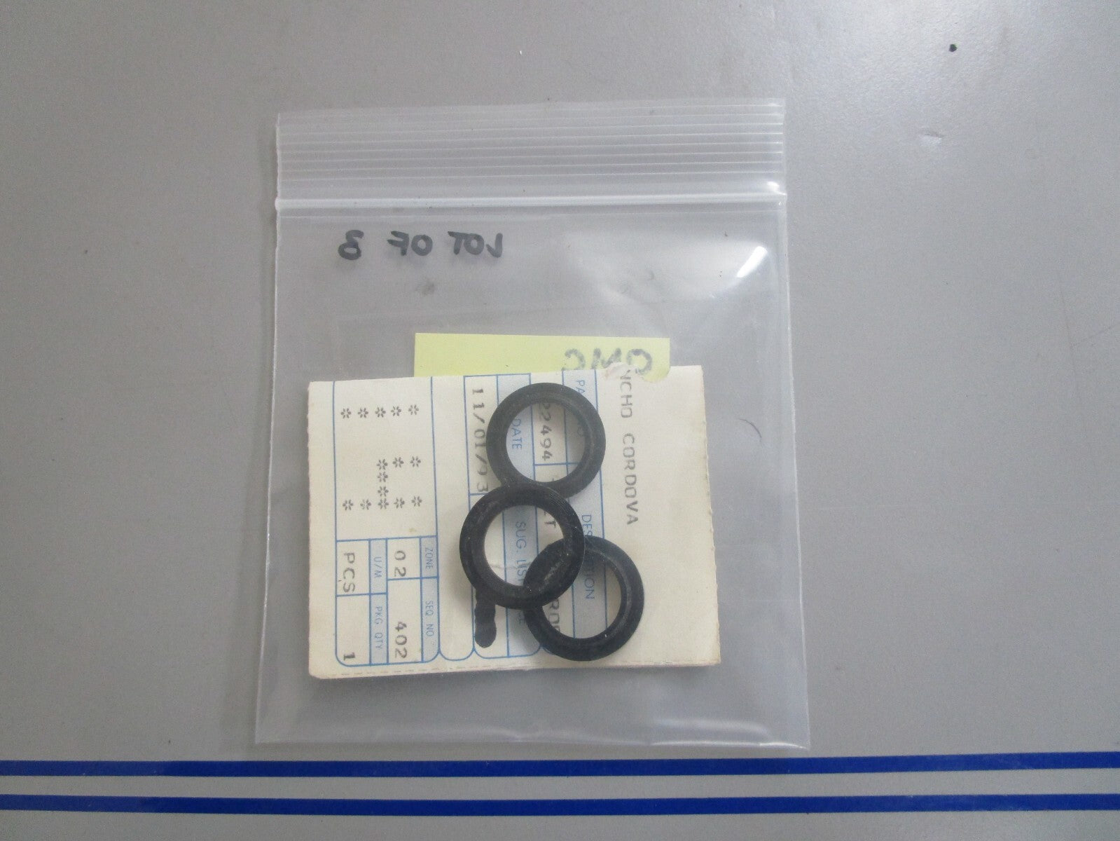 *NEW OEM* (LOT OF 3) 0810 OMC Johnson Evinrude Rod Wiper 122494 0122494