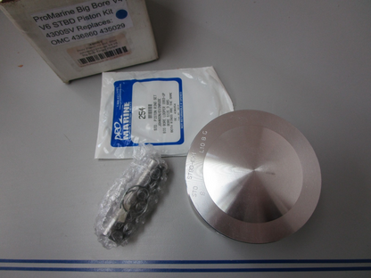 *NEW* 0720 ProMarine Big Bore V4 V6 STBD Piston Kit 4300SV Replaces: OMC 436860