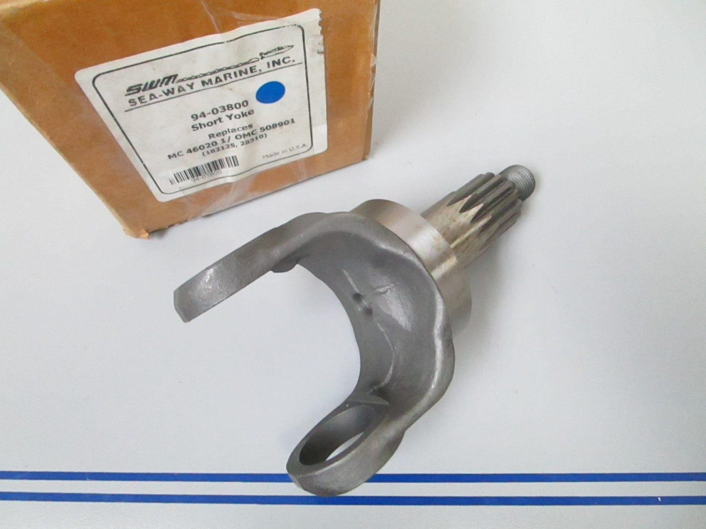 NEW 94-03800 Replaces: Mercury 46020 1 OMC 508901 Seaway Marine Short Yoke 0720