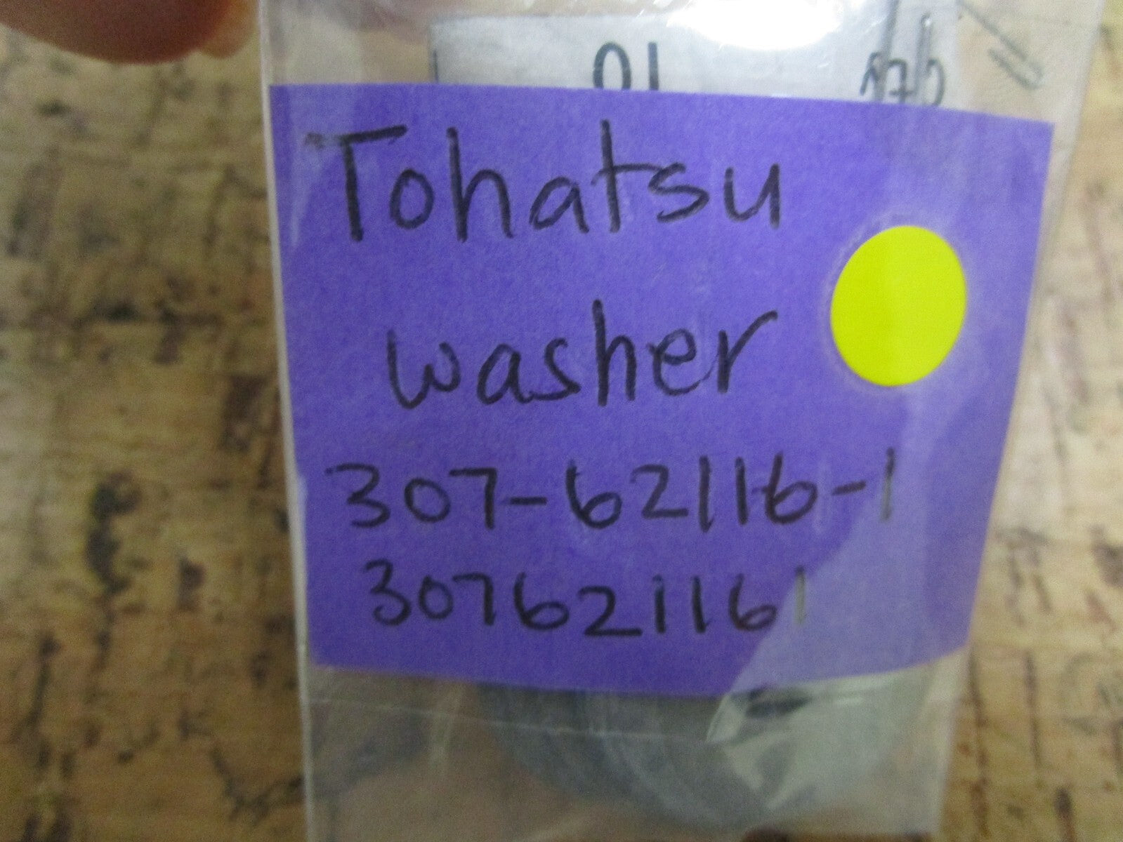 *NEW OEM* (LOT OF 2) 0750 Tohatsu WASHER 307-62116-1  307621161