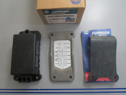*NEW OEM* 0820 OMC Johnson Evinrude Power Pack, Cover & Decal 581726 0581726