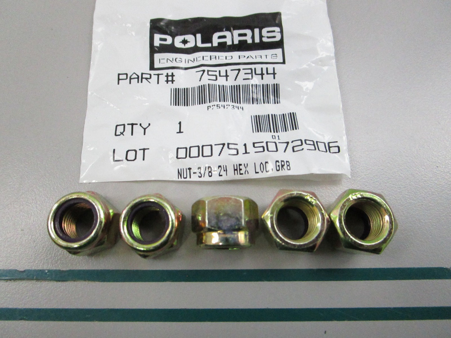 NEW OEM (LOT OF 5) 7547344 Polaris Nut 0810