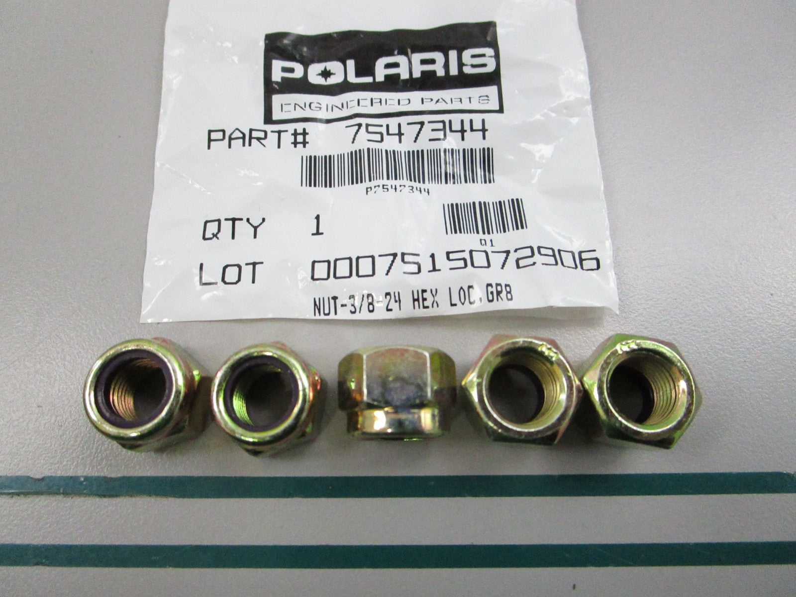 NEW OEM (LOT OF 5) 7547344 Polaris Nut 0810
