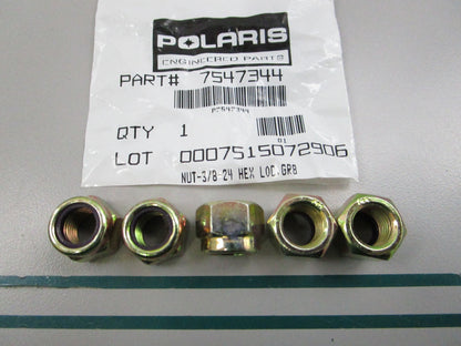 NEW OEM (LOT OF 5) 7547344 Polaris Nut 0810