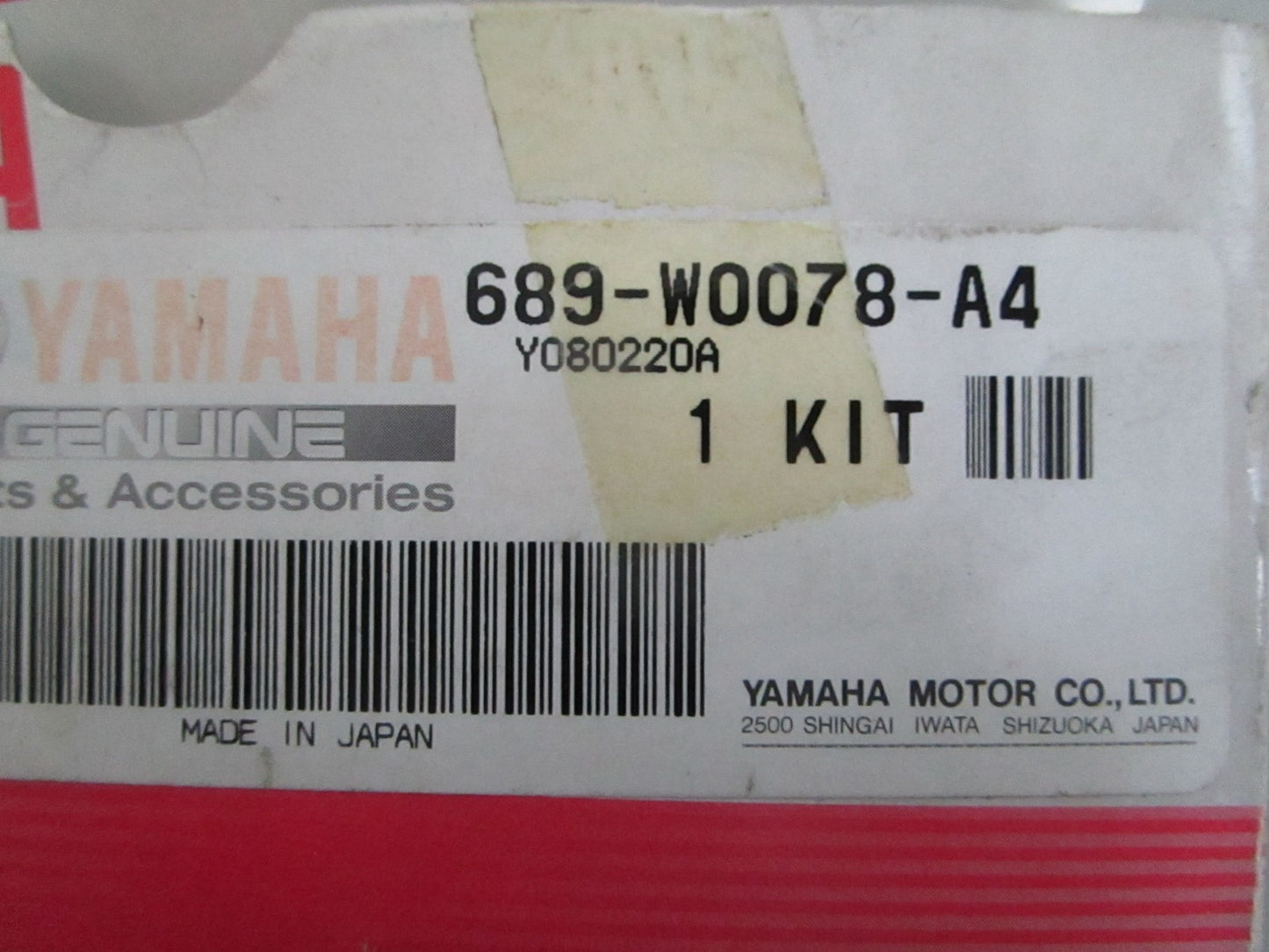 *NEW OEM* 0820 Yamaha Water Pump Repair Kit 689-W0078-A4-00