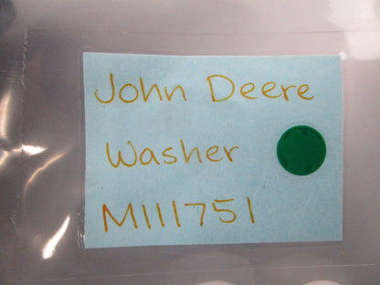 NEW OEM M111751 John Deere Washer 0810