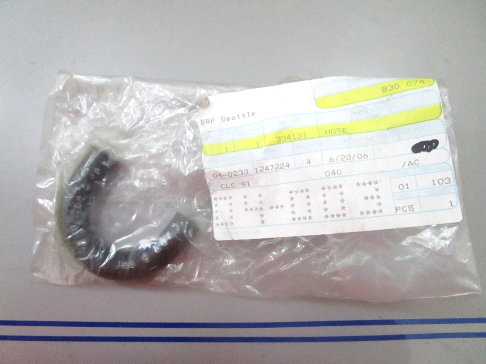 *NEW OEM* 0780 OMC Johnson Evinrude Hose 334131 0334131