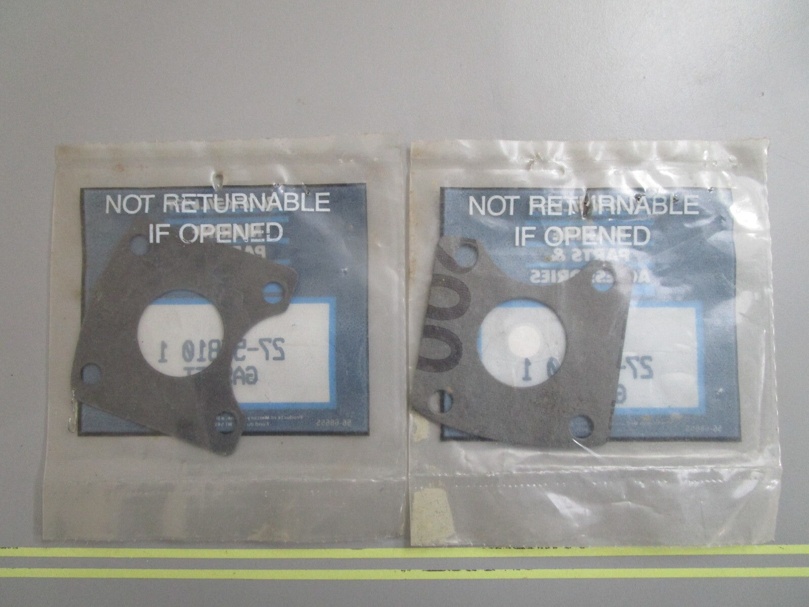 *NEW OEM* (LOT OF 2) 0810 Mercury Quicksilver Gasket 27-558101