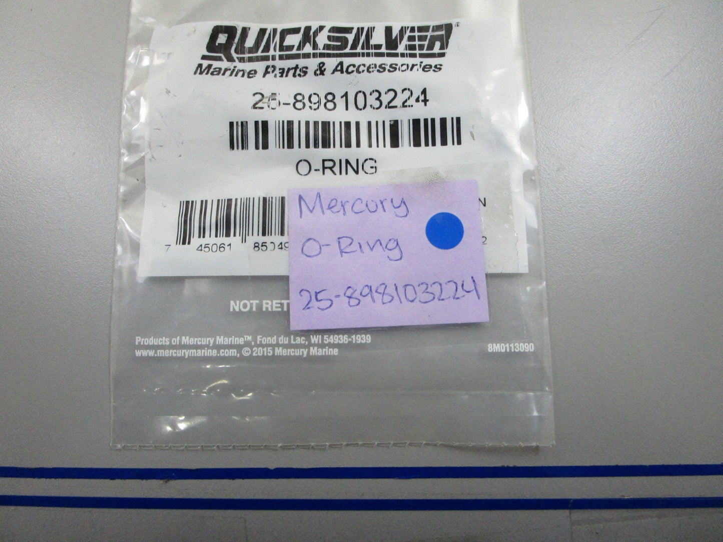 *NEW OEM* 0810 Mercury Quicksilver O-Ring 25-898103224
