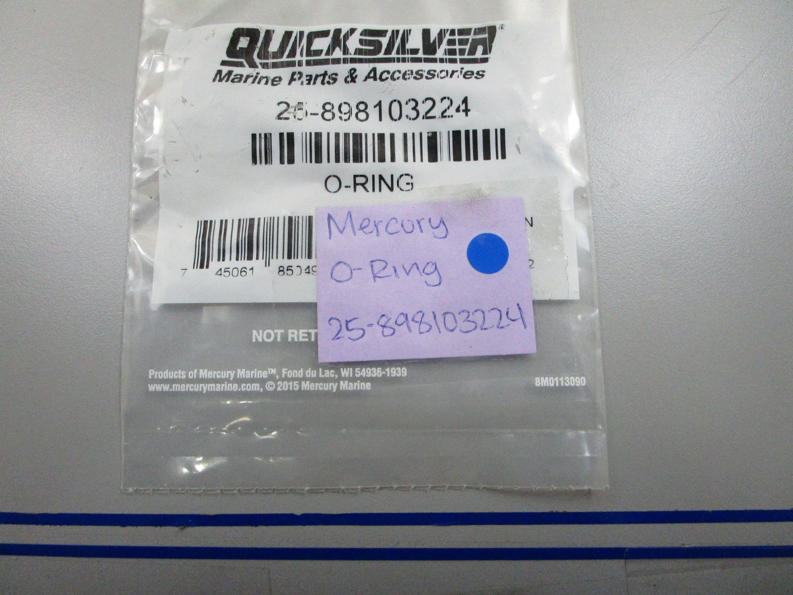 *NEW OEM* 0810 Mercury Quicksilver O-Ring 25-898103224