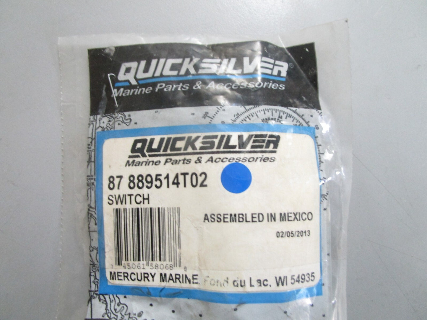 *NEW OEM* 0810 Mercury Quicksilver Switch 87-889514T02