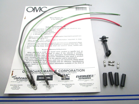 NEW OEM OMC Johnson Evinrude 584045 0584045 Wire Repair Kit 0810