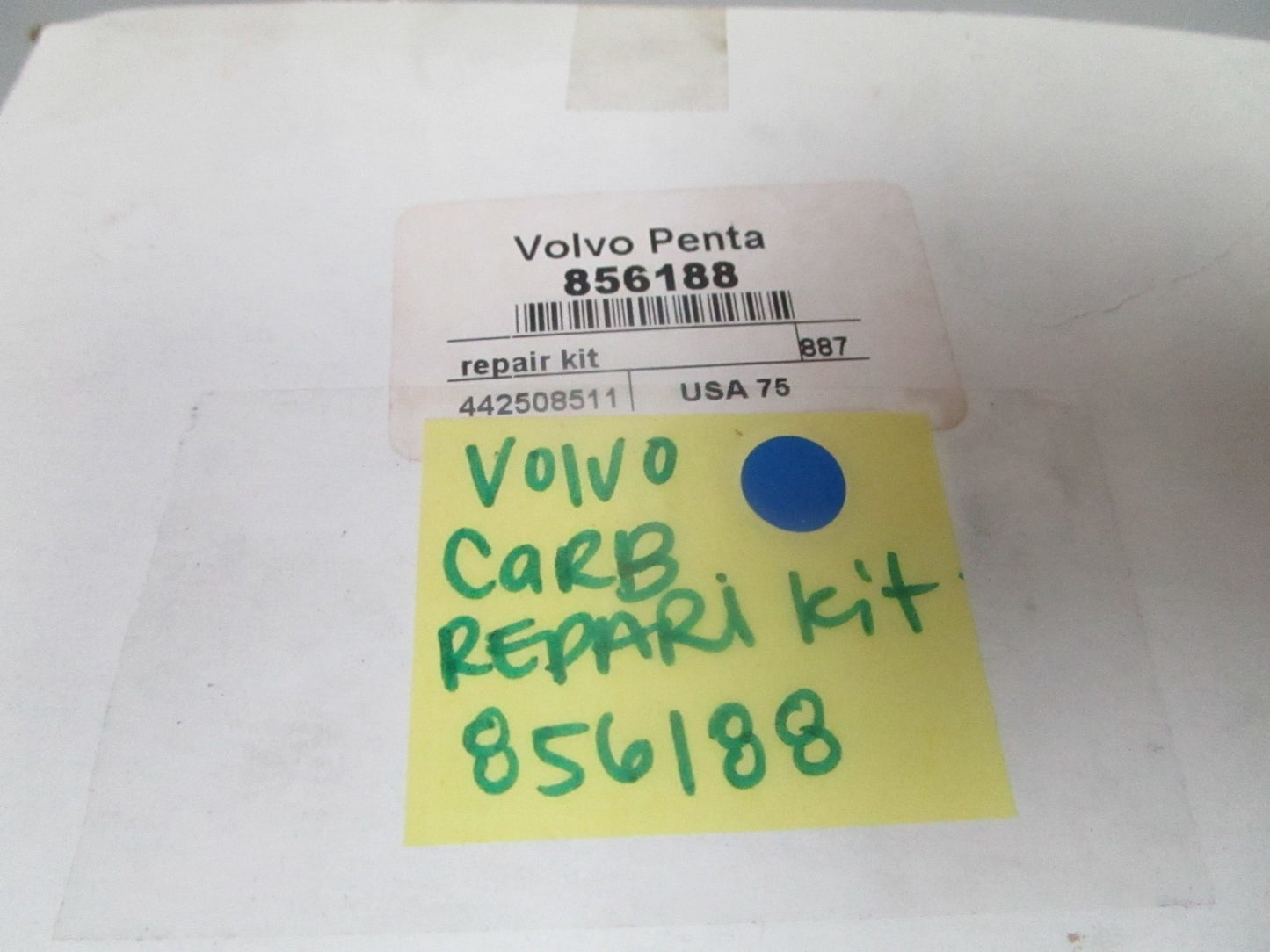 *NEW OEM* 0720 Volvo Penta Carburetor Repair Kit 856188