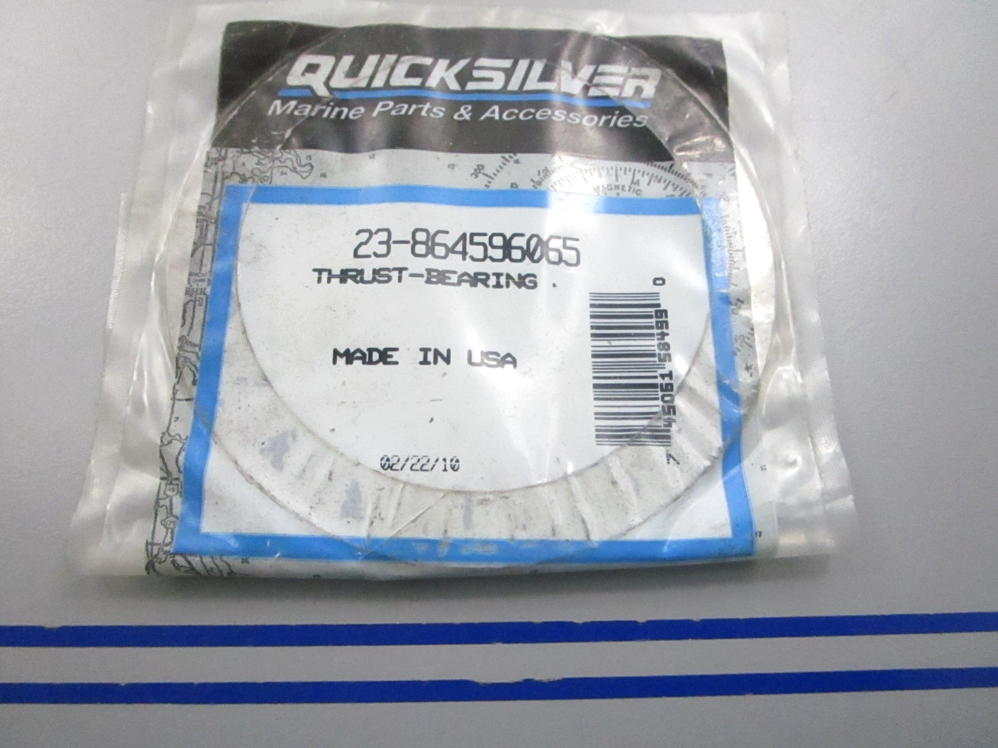 NEW OEM 23-864596065 Mercury Quicksilver Thrust Bearing 0810