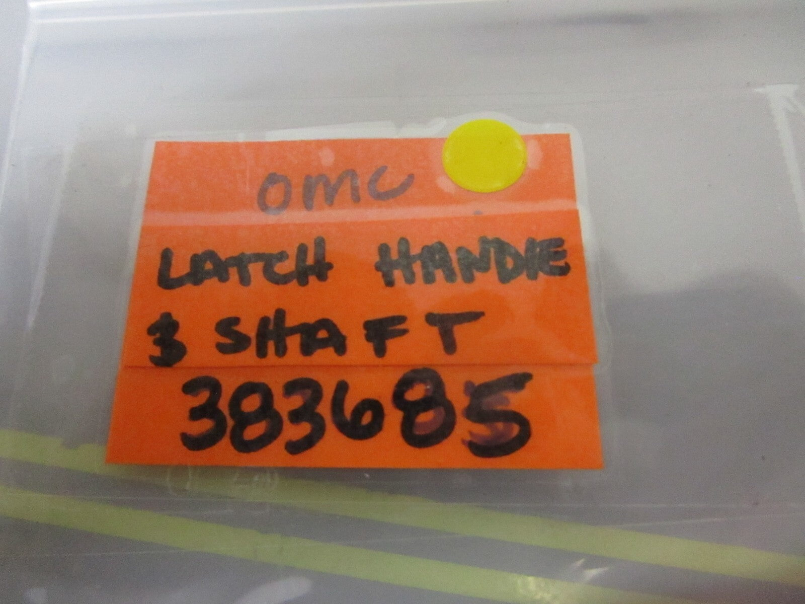 *NEW OEM* 0720 OMC Johnson Evinrude Latch Handle & Shaft Assembly 383685 0383685