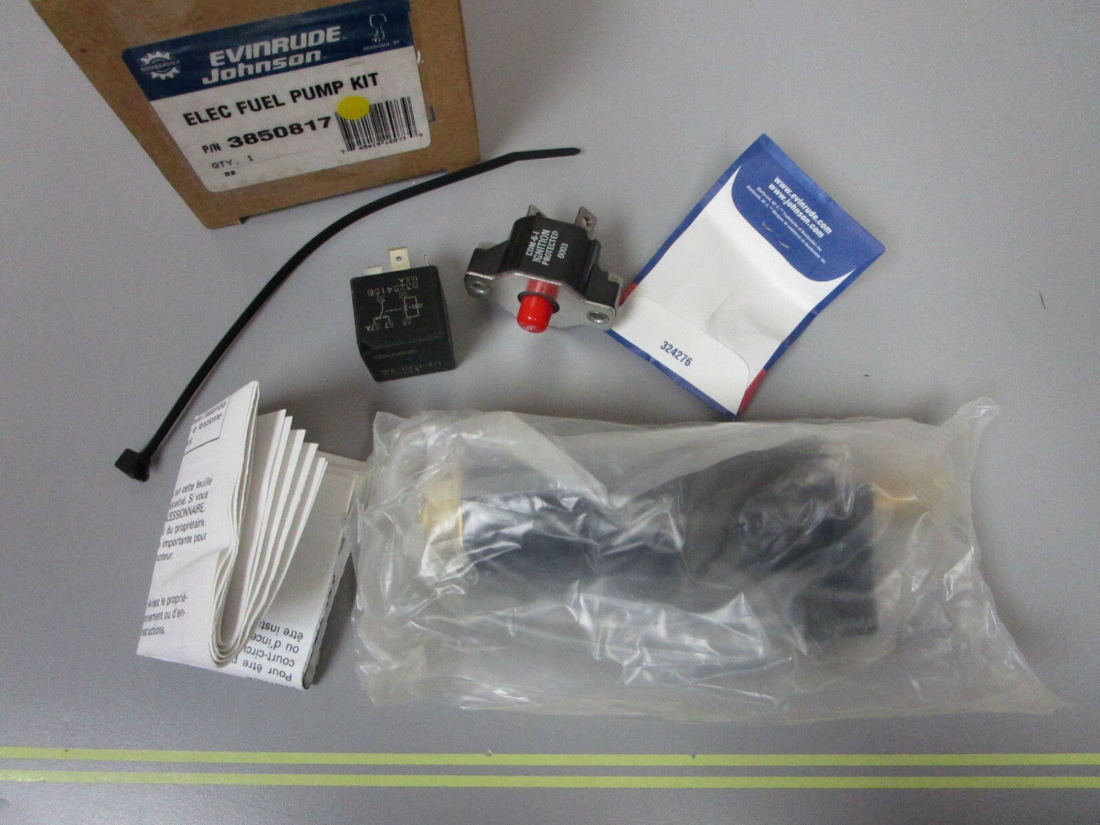 *NEW OEM* 0720 OMC Johnson Evinrude Electric Fuel Pump Kit 3850817