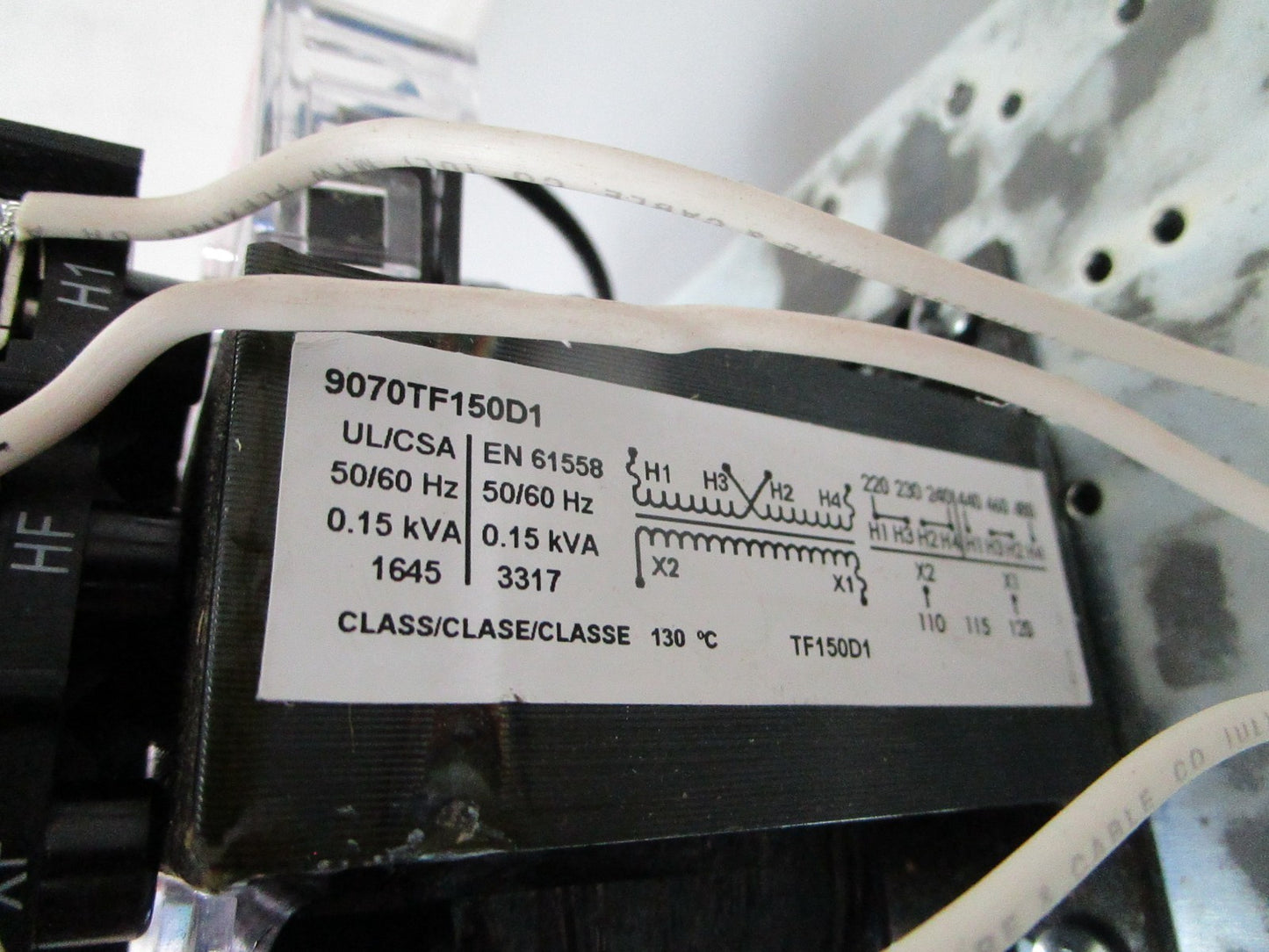 NEW OEM 9070TF150D1 Square D 0.15KVA 50/60Hz Industrial Control Transformer 0720