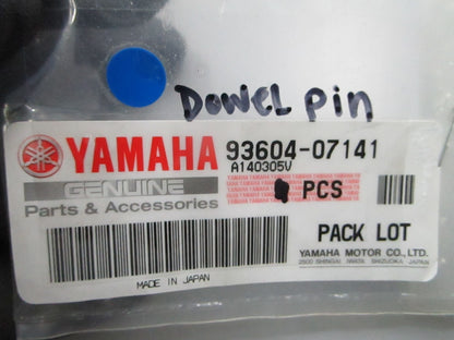 *NEW OEM* (LOT OF 3) 0810 Yamaha Dowel Pin 93604-07141