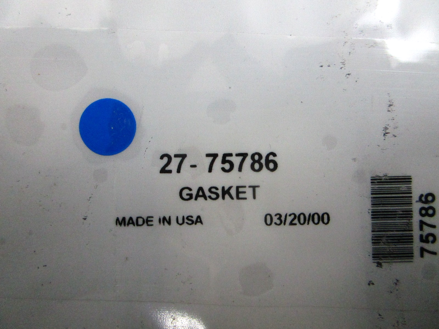 *NEW OEM* 0810 Mercury Quicksilver Gasket 27-75786
