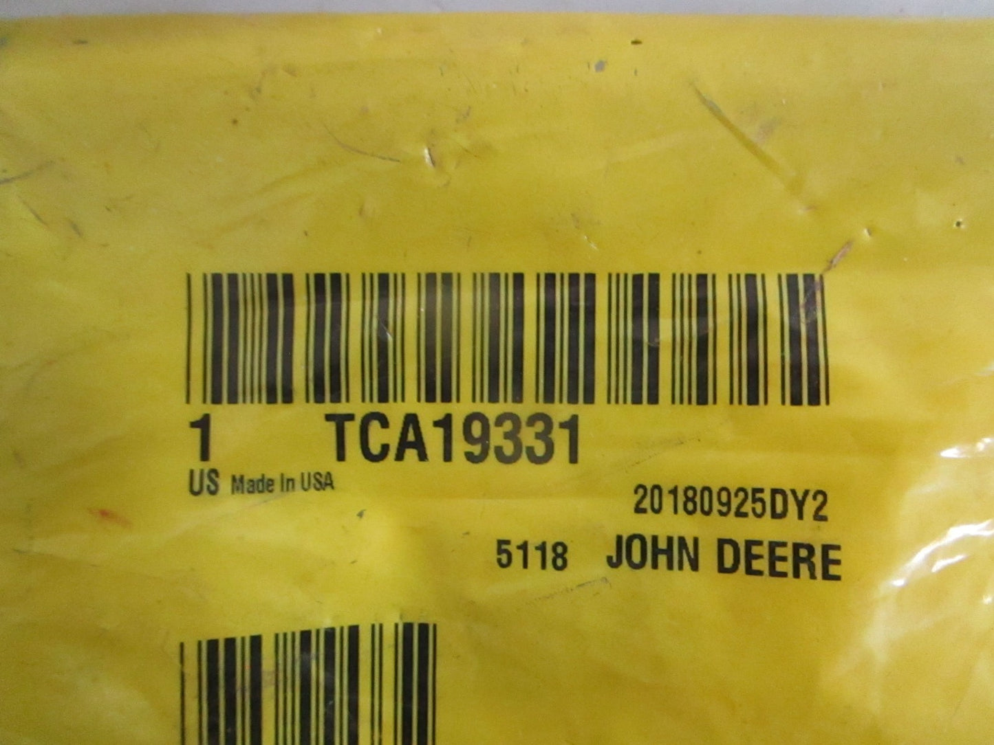 John Deere NEW OEM TCA19331 Roller Adjuster NOS Genuine Factory Mower Part 0820