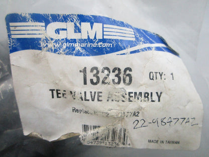 NEW GLM 13236 Replaces: 22-98477A2 Tee Valve Assembly 0810