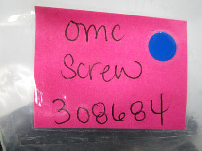 *NEW OEM* (LOT OF 6) 0810 OMC Johnson Evinrude Screw 308684 0308684