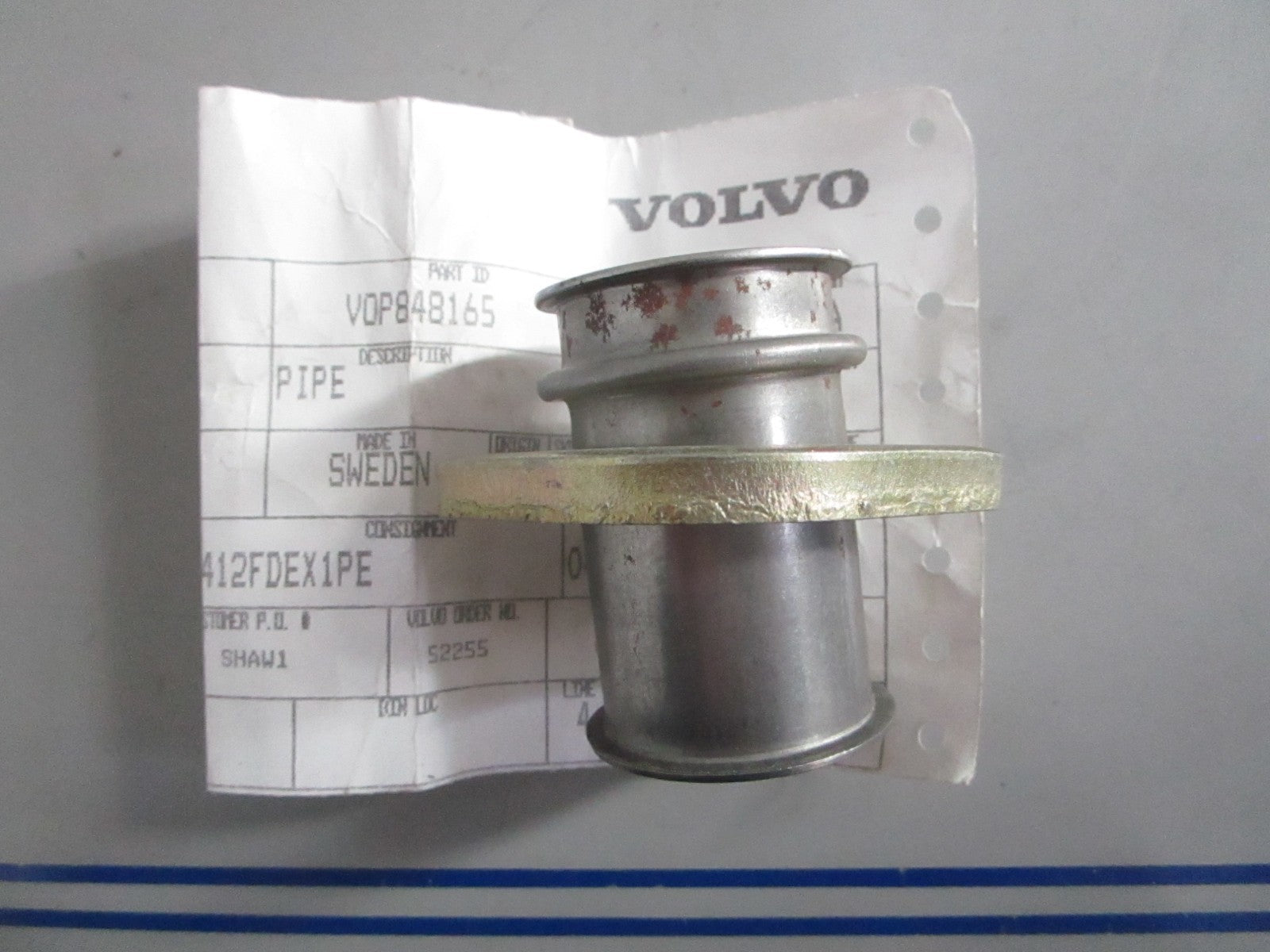 NEW OEM 848165 Volvo Penta Pipe 0820