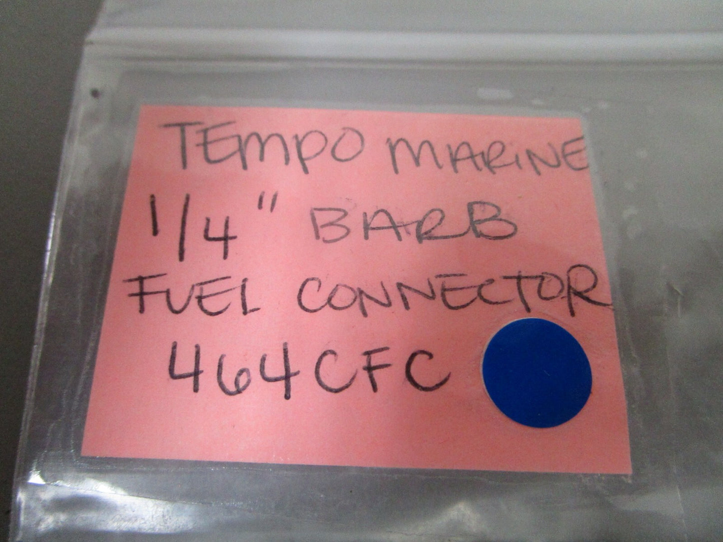 *NEW* 0810 Tempo 1/4" Barb Fuel Connector 464CFC