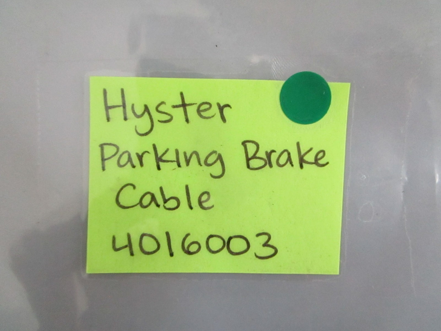 NEW OEM 4016003 Hyster Parking Brake Cable 0820