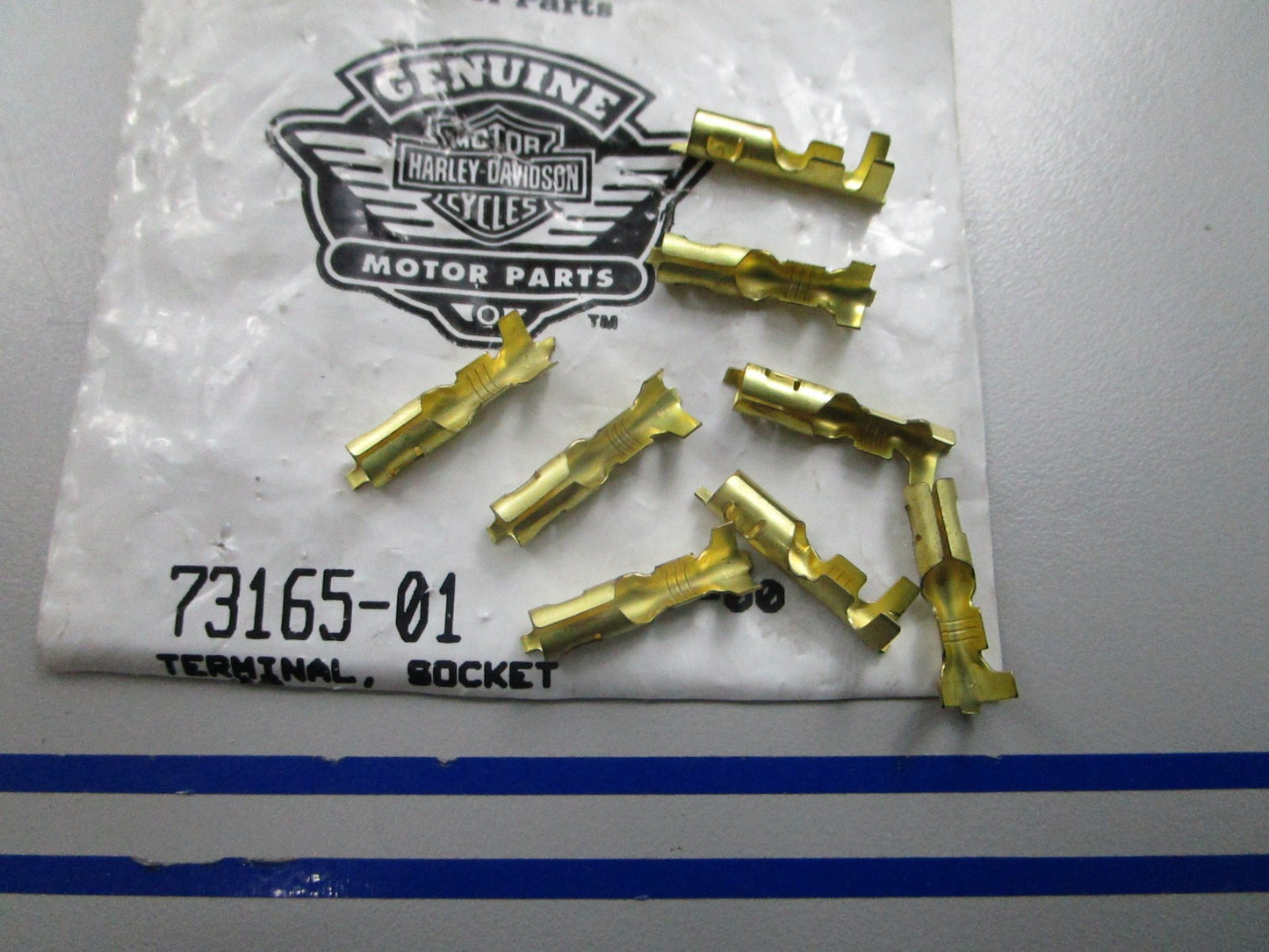 *NEW OEM* (LOT OF 8) 0810 Harley Davidson Socket Terminal 73165-01