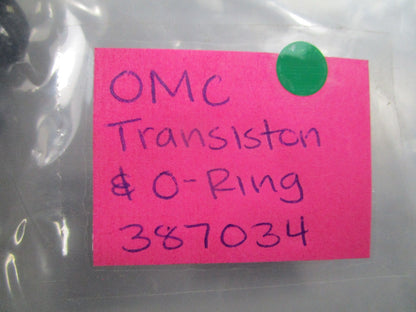 NEW OEM 387034 0387034 OMC Johnson Evinrude Transistor & O-Ring 0810