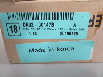 NEW OEM DA92-00147B Samsung Main Control Board 0820