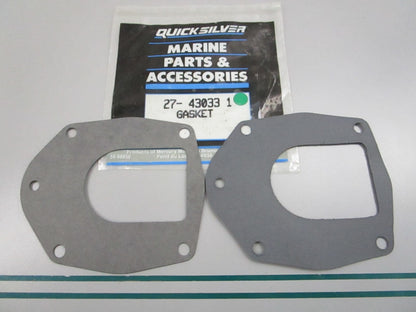 NEW OEM (LOT OF 2) 27-43033 1 Mercury Quicksilver Gasket 0810