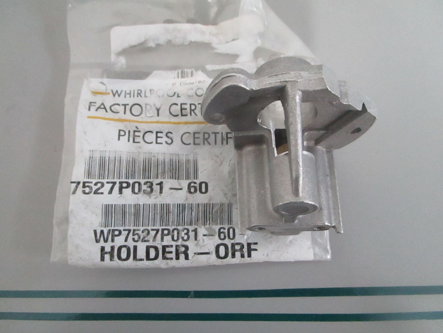 Whirlpool WP7527P031-60 Orifice Holder Gas Range JGD Series NEW OEM 0820