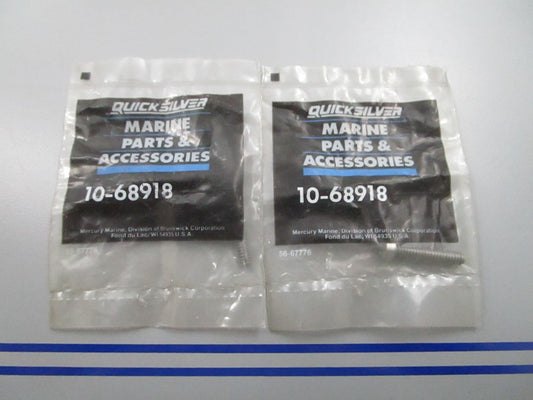 *NEW OEM* (LOT OF 2) 0810 Mercury Quicksilver Screw 10-68918