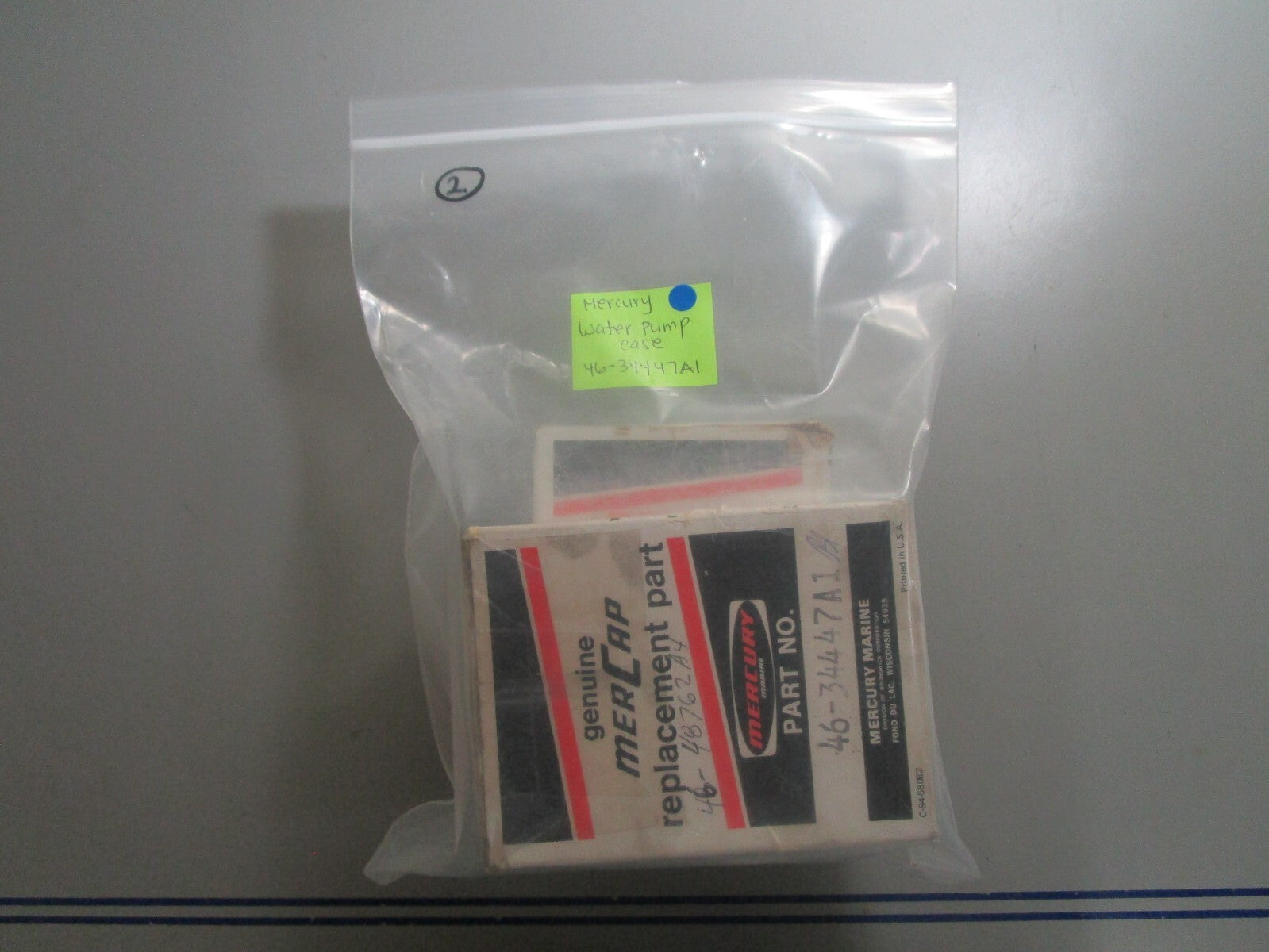 *NEW OEM* 0810 Mercury Quicksilver Water Pump Case 46-34447A1