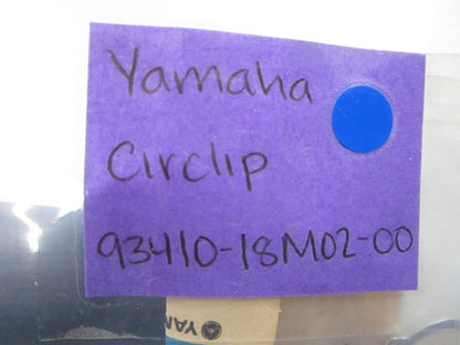 *NEW OEM* (LOT OF 5) 0810 Yamaha Circlip 93410-18M02-00