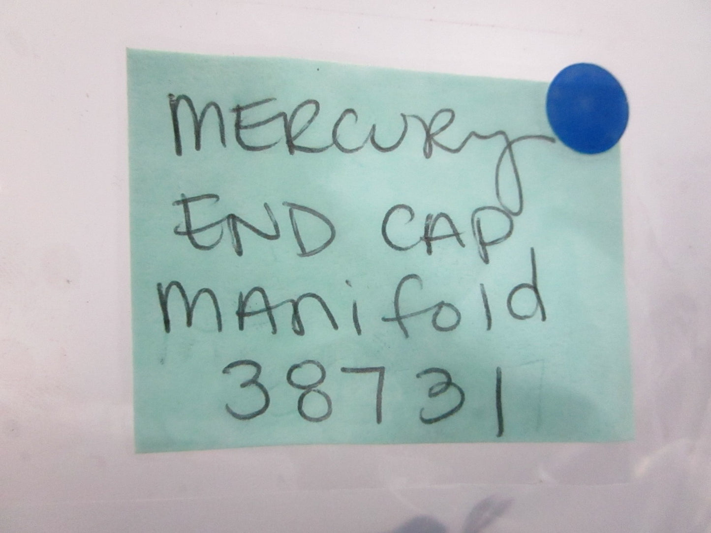 *NEW OEM* 0720 Mercury Mercruiser End Cap Manifold 38731
