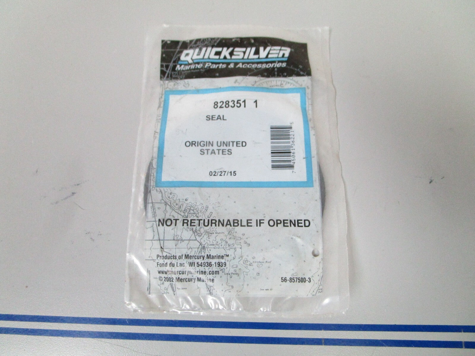 *NEW OEM* 0810 Mercury Quicksilver Seal 8283511