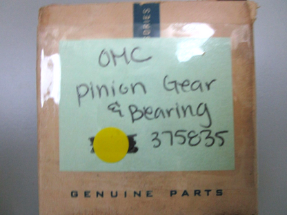 *NEW OEM* 0750 OMC Johnson Evinrude PINION GEAR & BEARING 375835 0375835