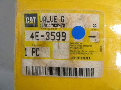 NEW OEM 4E-3599 CAT Valve G 0820