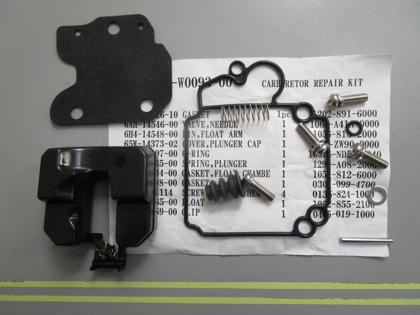 *NEW OEM* 0820 Yamaha Carburetor Repair Kit 6BL-W0093-00-00