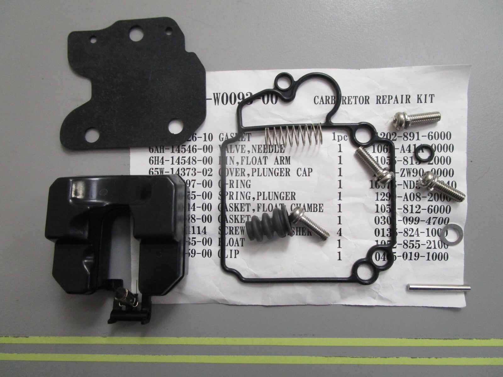 *NEW OEM* 0820 Yamaha Carburetor Repair Kit 6BL-W0093-00-00